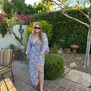 For love & lemons floral maxi dress